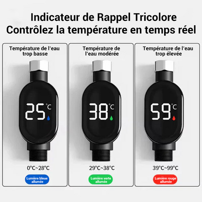 💧Douche thermometer🌡️ Plus de devinettes - Température instantanée ! 🚿 bra