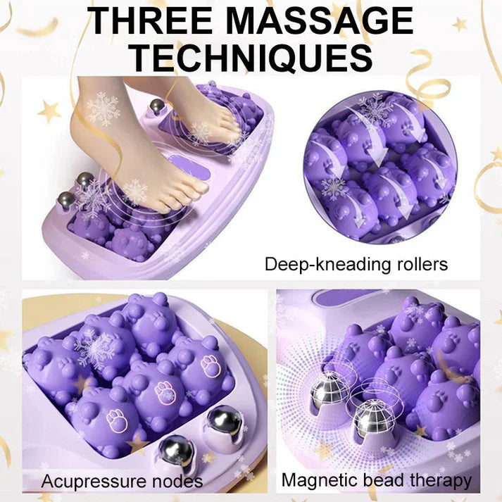 💥Rouleau de massage portable double pour les pieds🦶😌 BRA
