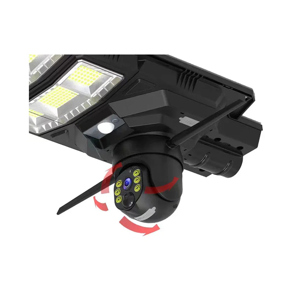 Lampe LED Extérieure 2-en-1 avec Caméra de Sécurité 4K Ultra HD